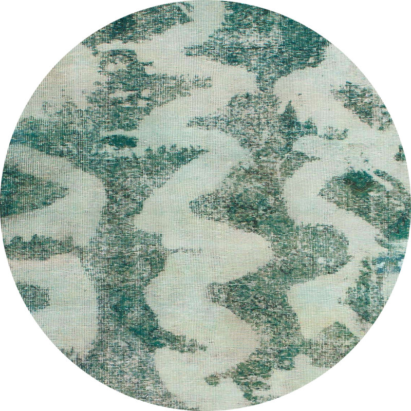 Tapis abstrait moderne 894, Rond 5 pi