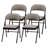 Hershel Sudden Comfort Deluxe Portable Metal Fabric Padded Folding Chair for Home, Outdoor, and Office-1236004059