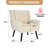 Tufted Upholstered Wide Back Armchair（Set of 2）-412486748
