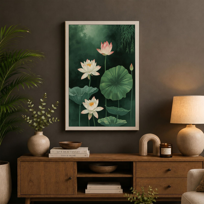 Print, 36x24 - 91.4 x 61.0 cm, Teal Border