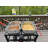 Double 18QT Deep Fryer Cart