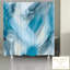 Rideau de douche kathy ireland® Home Abstract Blues par Laural Home