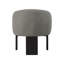 Fauteuil d'appoint rembourré beige et brun Boucle