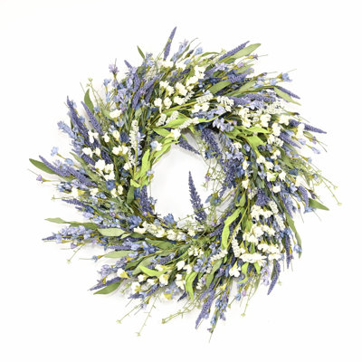 Couronne de porte artificielle 22 po