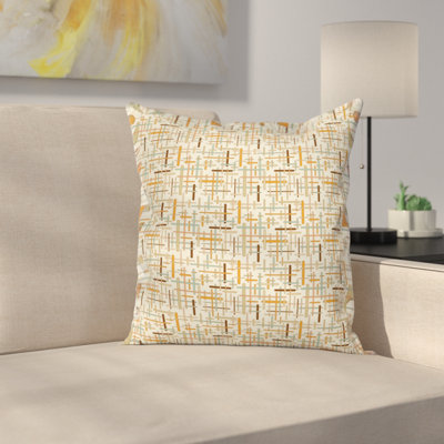 Roundedful Lines Square Pillow Cover