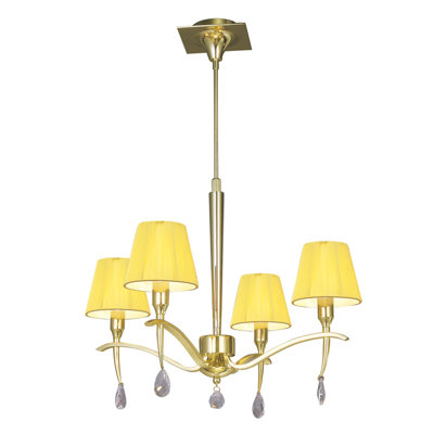 Quade 4 - Light Shaded Chandelier
