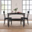 Ensemble de table de salle à manger pour 4 tables de cuisine avec banc rembourré et 2 chaises-253161798