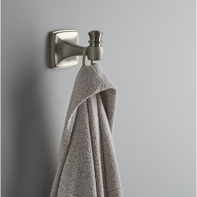 Grand Robe Hook, Vibrant Brushed Nickel