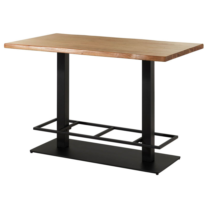 140 cm Acacia Rectangular Wood Top Dining Table
