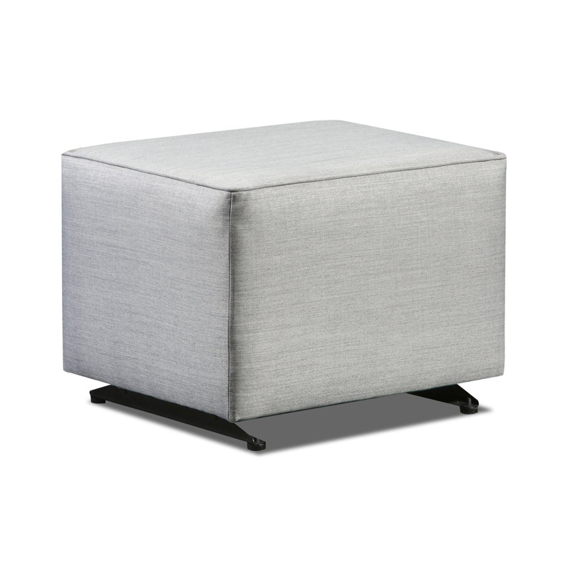 Repose-pieds Page avec tissu gris ciel - fabriqué aux États-Unis, Polyester gris ciel