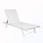 Chaise longue de patio à dossier réglable à 5 positions (ensemble de 2)