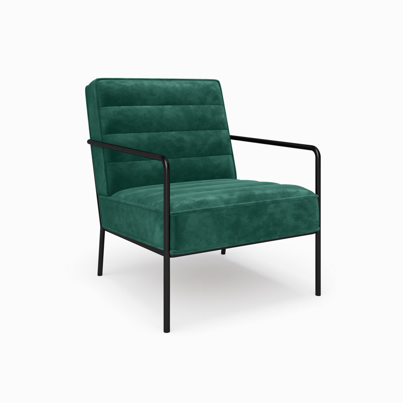 Ryker Upholstered Armchair, Green