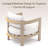 Outdoor 4 Pieces Seating Group With Cushions-1344675227