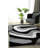 Thionville Shag Black/Grey Shag Area Rug-904213568