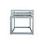 Lit mezzanine simple en bois gris et caoutchouc gris pour une transition en douceur entre les niveaux d'entrée et de sortie