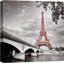 «Eiffel Tower In Paris France», reproduction d'art sur toile carrée moderne en noir et blanc-1649406215