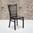 Jophy Vertical Back Metal Restaurant Chair-1971726449