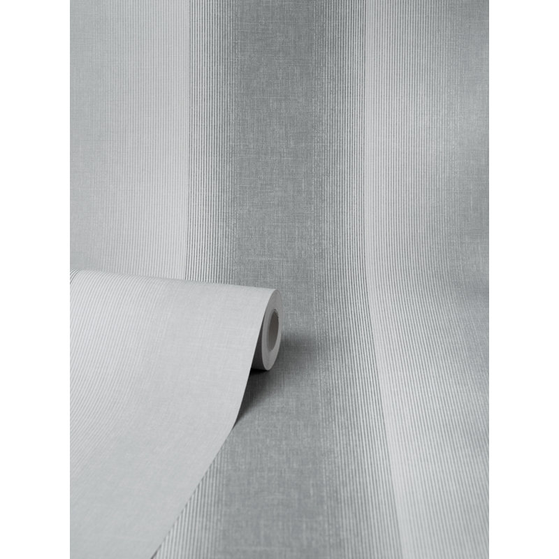 Rouleau de papier peint L 33 pi x l 20,86 po Andrera Kal, gris