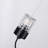 5-Light Black Arc Swaying Gravity Chandelier