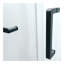 Porte de douche coulissante simple semi-cadre, acier inoxydable 304, verre trempé clair de 5/16 po (8 mm).-112318642
