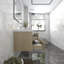 Ensemble de meuble-lavabo mural simple l 36 po Deboser-2133275889