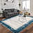 Machine Washable Modern Bordered Rug Non Slip Rug Foldable Carpet for Living Room Bedroom Playroom Guest Room Home Office-236410102-236410098