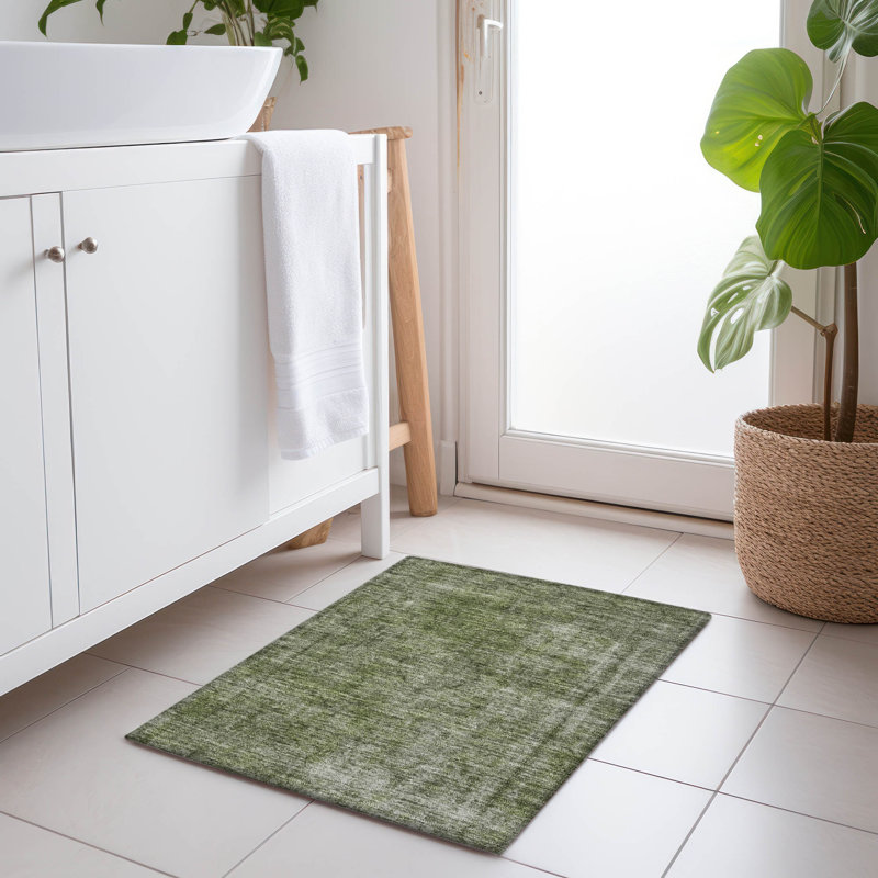 Tapis vert intérieur / extérieur lavable à la machine Cinead ACN1656, Rectangle 1 pi 8 po x 2 pi 6 po