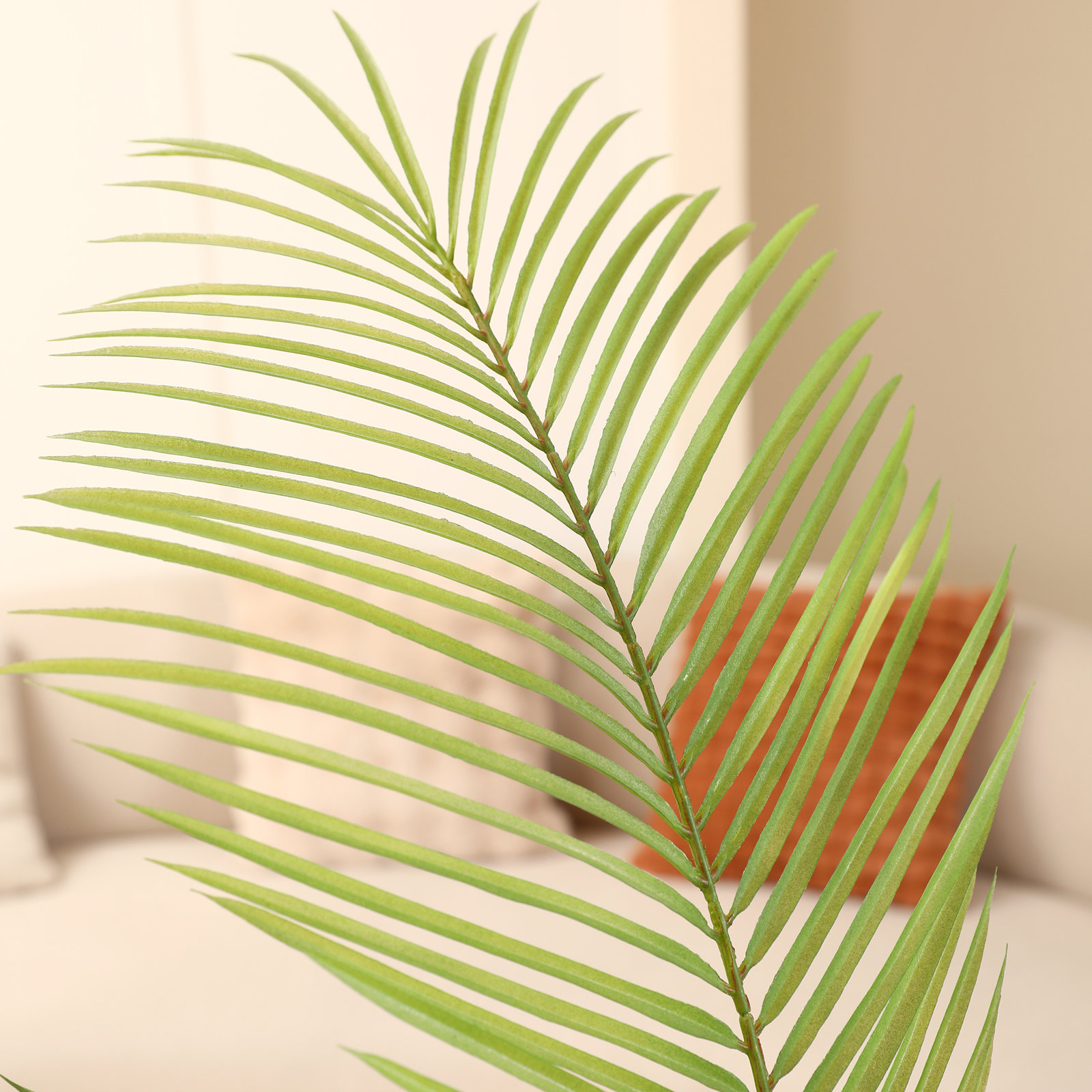 Amarillo Palm Tree in Pot, 84" H x 28" W x 28" D