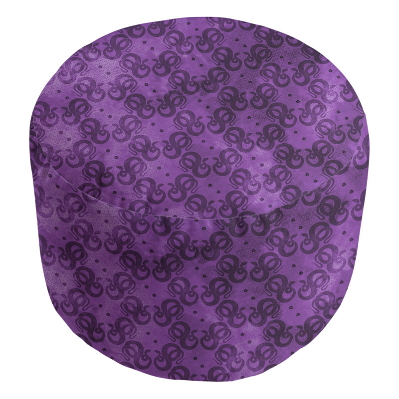 Repose-pieds Avicia, Noir / mauve foncé