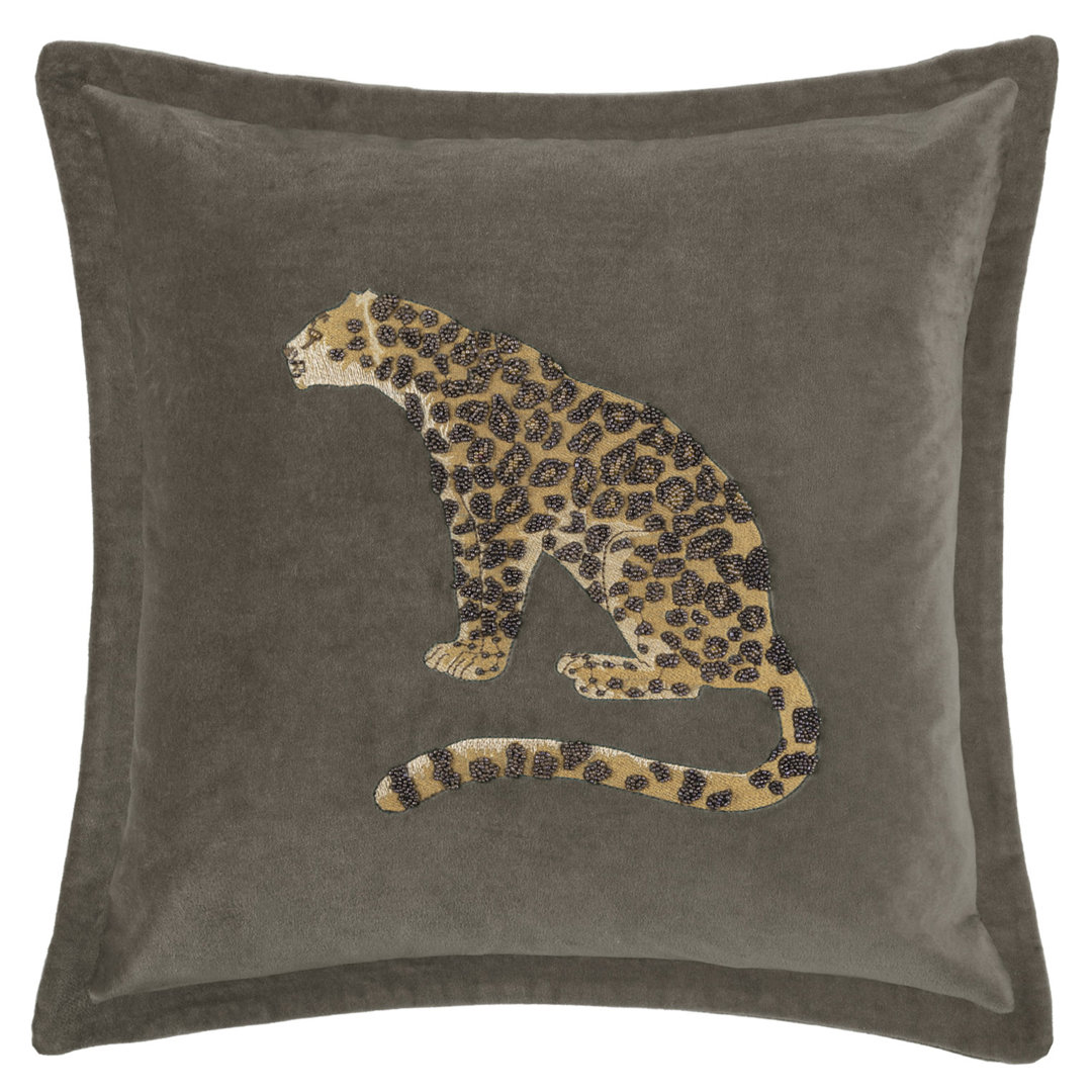 Waghoba Waghoba Animal Oxford Cushion Feathers Animal Print Square Scatter Cushion Cushion With Filling