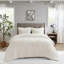 Luxurious Faux Fur Bedding Sets, Ivory Comforter With Modern Design, For Home
