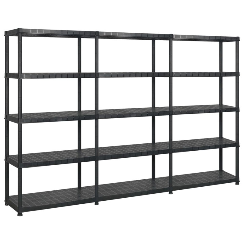 Pawlowski Plastic Shelving Unit, 72.83cm H x 36.02cm W x 45.7cm D