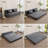 Folding Sofa Bed - Convertible Sleeper Chair With Pillow, Fold Out Couch, Memory Foam Floor Mattress, Futon Couch, Lazy Sofa For Living Room/Dorm/Guest Room/Home Office, Gray-940689157