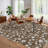 Floral Machine Washable Rug for Living Room Indoor Carpet for Home Decor Aesthetic Non-Slip Modern Rug for Bedroom Dining Room Office Nursery Playroom Teen Dorm-1572691557