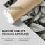 «Botanical Botanical», reproduction d'art moderne sans cadre noir et blanc-120413879