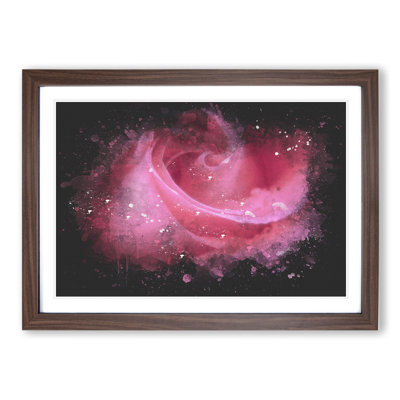 Pink Rose Flower Vol.8 - Picture Frame Graphic Art