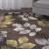 Tapis brun / vert Rosario