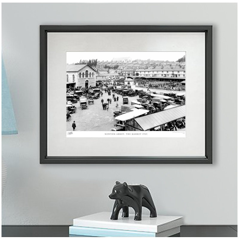 Newton Abbot, The Market 1925 by Francis Frith - Single Picture Frame Print, 45cm H x 60cm W x 2.3cm D