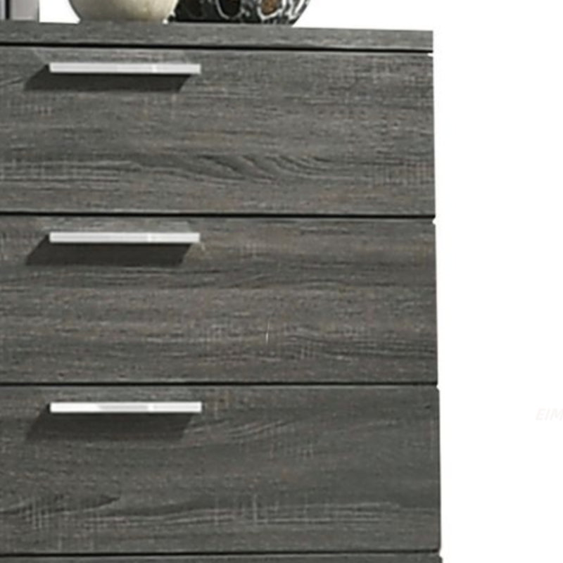 Commode en chêne gris Lantha