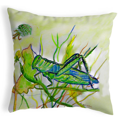  Grasshopper Indoor / Outdoor Rectangular Throw Pillow