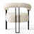 Set of 2 Upholstered 29.5" Wide  3-Legs Accent Chair-406412627
