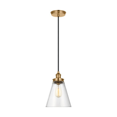 Topanga Single Light Glass Dimmable Pendant