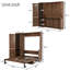 Lit escamotable Queen avec armoire et bureau