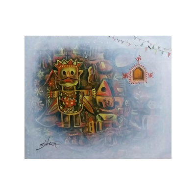Terror Of Demons | Acrylic On Canvas | By Rizvi Hasan Ansari
