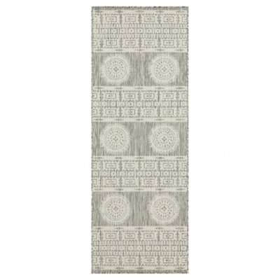 Tapis argenté intérieur / extérieur