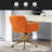 Artificial Rabbit Hair Home Office Chair With Golden Metal Base,Adjustable Desk Chair Swivel Office Chair,Vanity Chair-779063113