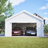 Carport Canopy 16X32 Heavy Duty, Portable Metal Carport Garage With Removable Waterproof Cover & Sidewalls, All Weather Outdoor Shelter For Cars, Trucks, Vehicles & Equipment