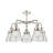 Cone 5 Light Stem Hung Chandelier-205346553-205346529