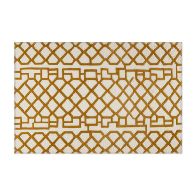 Tapis intérieur et extérieur beige Trellis