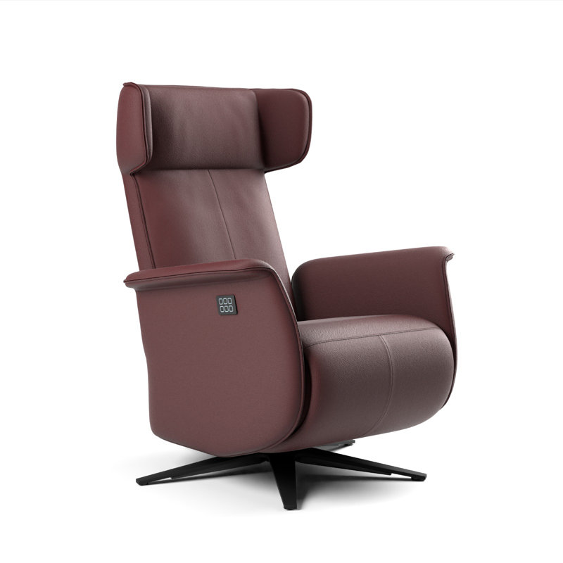 Fauteuil inclinable entièrement réglable à piles Rashbi Zero Gravity - Bordeaux